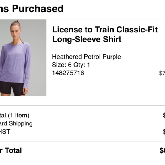 Lululemon Everywhere Long Sleeve - Picture 2 of 7